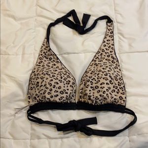 Cheetah print bikini top